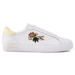 Lacoste Womens Powercourt Trainers - White Leather - Size UK 4