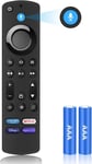 Télécommande vocale de remplacement, télécommande vocale compatible avec Smart TV Stick (3rd Gen & 2nd Gen), applicable à Smart TV Cube (1st Gen & 2nd Gen)