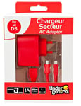 Chargeur secteur New 3DS,New 3DSXL,2DS,DSi XL,DSi,DS Lite,3DS XL, Under Control