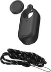 Silicone Housse de Protection pour Insta360 GO 3 Action Camera Boîtier Soft Shell Cover Skin + Lens Cap + Neck Strap Longyard Accessoires.[W328]