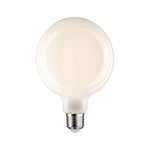 Paulmann 28627 LED Filament G125 7 W Ampoule Classique Intensité Variable Opale 2700 K Blanc Chaud E27