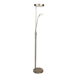 Halo Design Vegas Combi Gulvlampe Uplight Dimming Antikk Messing