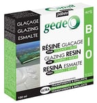 Pébéo - Résine Glaçage Biosourcée Gédéo - Kit Résine de Glaçage Biosourcée à 40% - Transparente et Brillante - Tous Supports - Pour Coulage et Relief - 150 ml