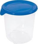 Curver Food Container "Fresh&Amp Go" Round 1L /Blue/ Transparent