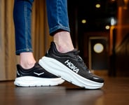 Hoka W BONDI 9 WIDE Black / White, US 7 / EU 38 2/3