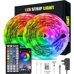 20m LED-lampor Bluetooth RGB-lampor LED-bandlampor