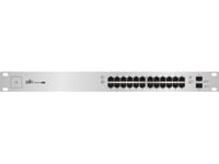 Ubiquiti UniFi US-24-250W, Hallittu, Gigabit Ethernet (10/100/1000), Power over Ethernet -tuki, Telineasennus, 1U