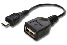 Cable otg à connecteur micro usb haut de gamme pour Samsung Galaxy S2 Plus GT-i9105