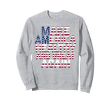 USA flag Make America healthy and great Again Cool USA Flag Sweatshirt