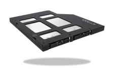 ICY DOCK – ToughArmor MB852M2PO-B 2 x M.2 NVMe SSD PCIe 4.0 Mobile Rack for 9.5mm Ultra Slim ODD B