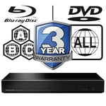 Panasonic MultiRegion DP-UB450 Blu-ray Player All Zone Code Free 4K HDR