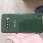 CACHE BATTERIE COMPATIBLE AVEC SUPPORT CAMERA POUR SAMSUNG S10 G973 VERT PRISME