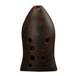 GXFCQKDSZX Ocarina Washable Pottery Professional Playing Ten-Hole Double-Cavity Retro Ocarina Instrument