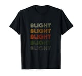 Love Heart Blight Tee Grunge Vintage Style Black Blight T-Shirt