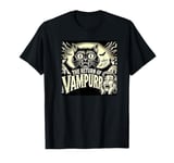 Funny Vampire Cat, Halloween, Love Cats with Attitude T-Shirt