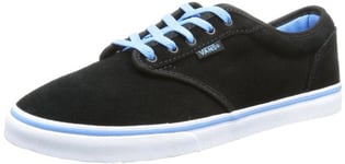 Vans W ATWOOD LOW (SUEDE) BLACK/B, basket femme - Noir - Noir, FR : 36 (Taille fabricant : 36)