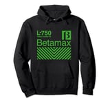 Betamax Green L 750 Video Cassette Pullover Hoodie