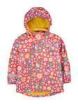 Frugi Printed Puddle Buster Coat, Pink, Size 1-2 Years