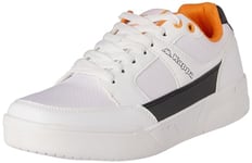 Kappa Homme Logo Finnik Chaussure de Marche, Blanc et Noir, 42 EU