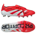 adidas Predator Elite Fold-over Tongue Ag Pure Victory - Lucid Red/vit/svart - Konstgräs (Ag), storlek 40