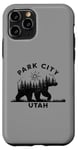 Coque pour iPhone 11 Pro Park City Utah Vacation Ours Forêt Soleil