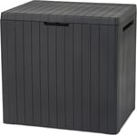 Keter City 113L Outdoor 96% recycled Small Balcony Garden Furniture Storage Box