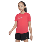 NIKE driFit One Tee Pink Girls Jr (Storlek kläder: XS)