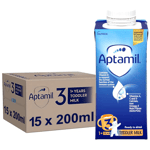 15 x 200ml Aptamil 3 Ready To Drink Toddler Milk For Ages 1-3 Years