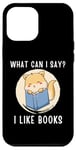 Coque pour iPhone 12 Pro Max Mignon chat kawaii chaton What Can I Say I Like Books