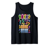 Maths Rockstar Cool Maths Day Numbers Day Mathematics Tank Top