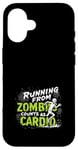 Coque pour iPhone 16 Zombie Apocalypse Humour Humour Humour Undead Quotes Survival Comedy