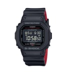 Casio G-SHOCK DW-5600UHR-1ER Black/Red Resin Case & Strap 2 Year Warranty