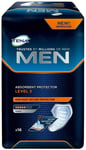 TENA 750830 Men Level 3 Incontinence Pad (Pack of 16)