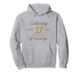 Funny 17 Years of Marriage 2008 17th Wedding Anniversary Pullover Hoodie