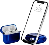 Airstand - Boitier Airpods Pro Avec Support De Téléphone Invisible, Compatible Avec Les Airpods Pro Séries, Coque Antichoc En Tpu Et Pc Avec Protection Complète Avec Mousqueton Porte-Clés