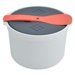 YOSOO Rice Maker, Safe Harmless Microwave Rice Cooker  for Kitchen for Microwave electromenager micro-ondes Vert Orange