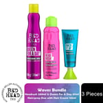 Bed Head By Tigi Waves Bundle with Hair Cream and Row Hair Spray Duo