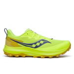 Saucony Peregrine 14 - Chaussures trail homme Citron / Oak 45