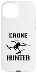 Coque pour iPhone 15 Plus Drone Hunter Objet volant Contrôle de la circulation aérienne