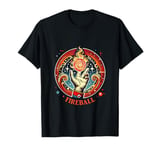 Fireball Fantasy RPG Fire Magic Spell T-Shirt