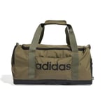 adidas Unisex Essentials Linear Duffel Bag, Olive strata/Black, S