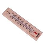 Amig - Thermomètre mural | Thermomètre analogique avec base en bois | Haute précision et lecture facile | Outils pour jardin et jardinage| Plage de mesure : -20 à +50 °C.