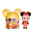 CRY BABIES MAGIC TEARS DISNEY Minnie - Collectible Mini Poupée inspirée du personnage Minnie de Disney, avec des détails dorés et qui pleure de vraies larmesJouet Cadeau pour Garçons et Filles +3 ans