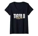 Womens Tiger Tank V-Neck T-Shirt