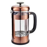 Judge JA112 Glass Cafetiere, 8 Cup Coffee Maker (1L), Removable Base, Scratch-Resistant, Dishwasher Safe - 25 Year Guarantee