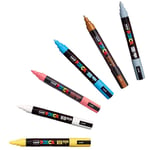 Uni Posca Pc-5m 2.5mm Bullet Tip Art & Craft Paint Colour Marker Pens