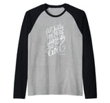 Act Justly Love Mercy Walk Humbly with your God - Christian Raglan Baseball Tee