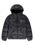 Levi's Boys Sherpa Lined Padded Jacket - Black, Black, Size Age: 10 Years