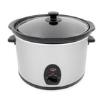 Quest 5 Litre 320W Stainless Steel Multi Function Electric Kitchen Slow Cooker