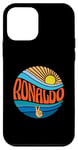 Coque pour iPhone 12 mini Ronaldo T-shirt vintage Sunset Ronaldo Groovy Tie Dye